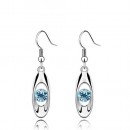 trendy crystal earrings
